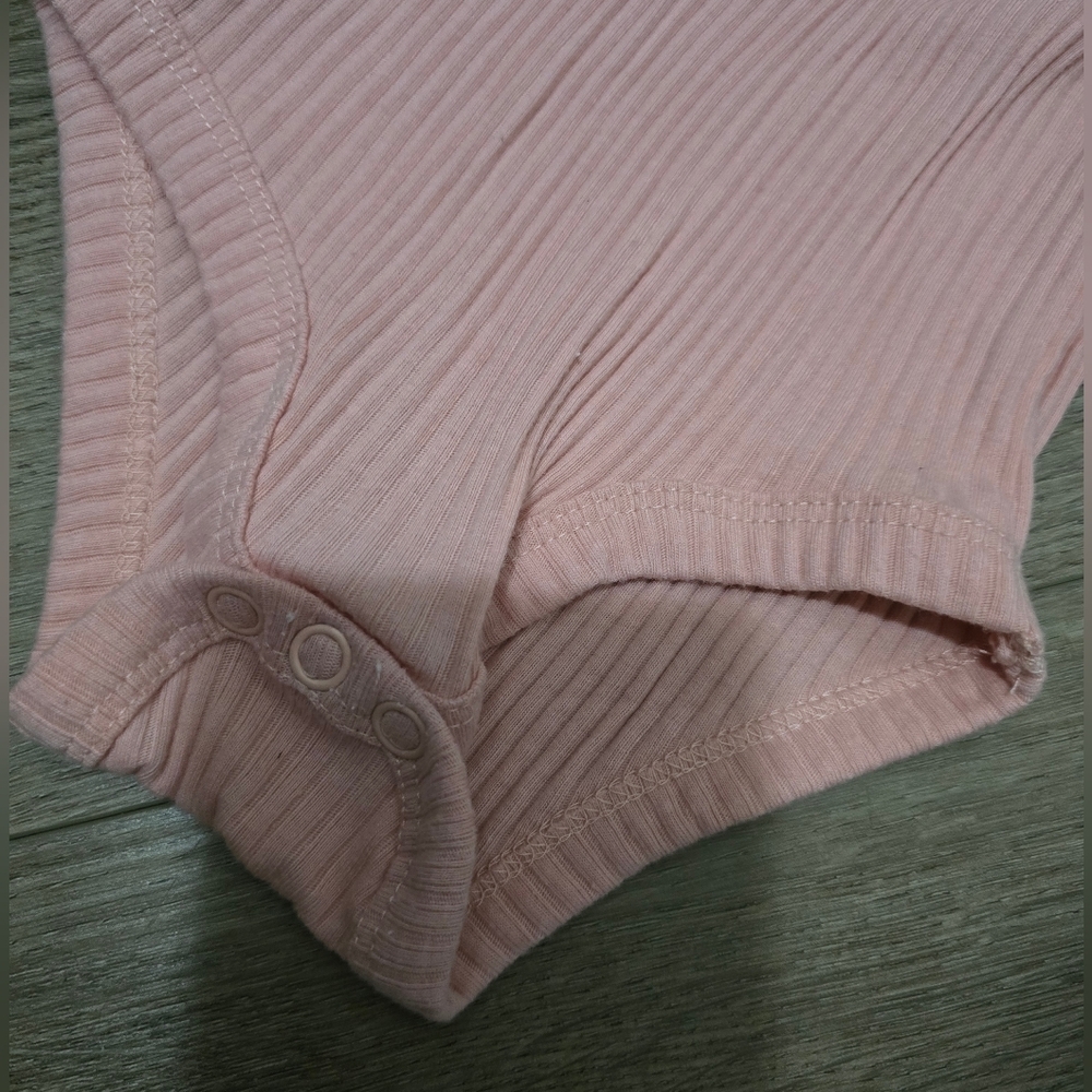 Nicole Miller Pink and White Baby Bodysuit - Picture 7 of 7
